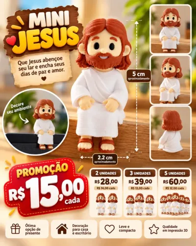 MINI JESUS - PROMOÇÃO ESPECIAL!
