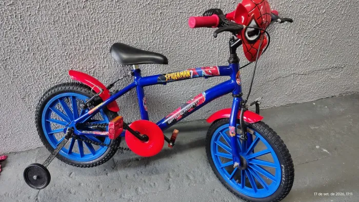 Bike aro 16 homem aranha