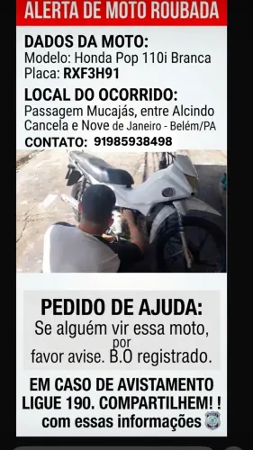 Moto roubada