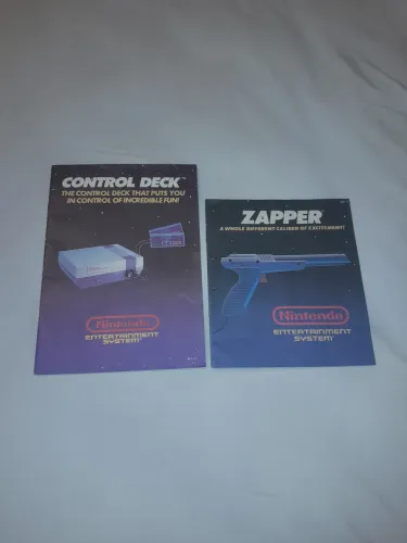 Manual console nintendo Nes original