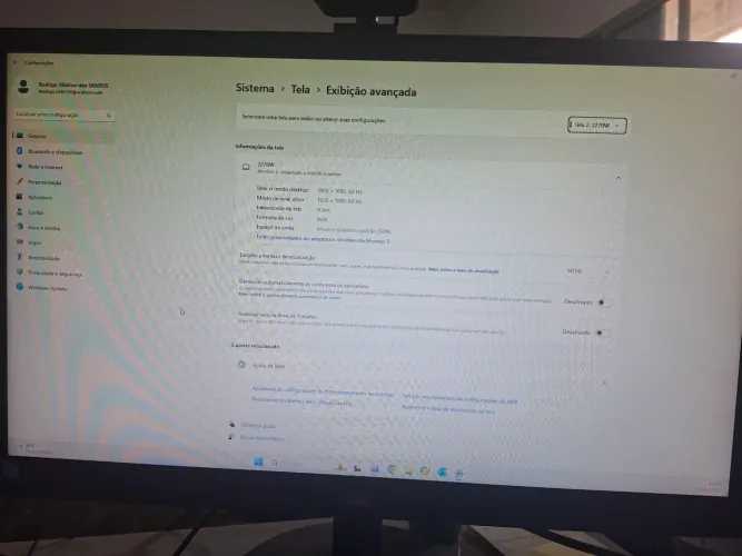 Monitor AOC 21,5" E2270SWN Full HD - Excelente Estado