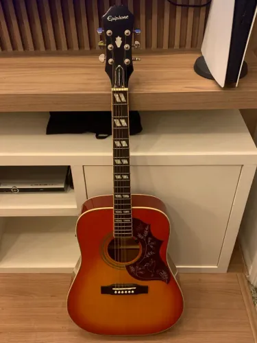 Violão Epiphone Hummingbird Pro Semi Novo