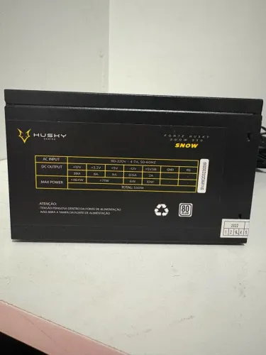 Vendo fonte HUSKY 550w 2 anos de uso
