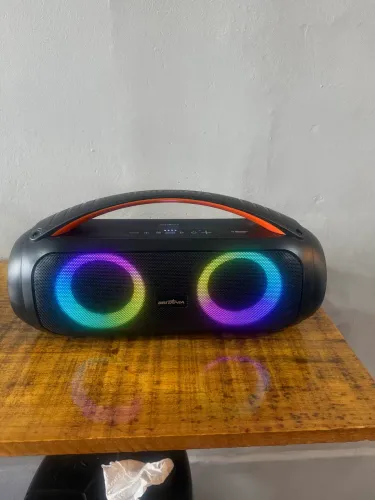 Caixa de Som Britânia 200W Bluetooth - Pronta para a Festa! ?