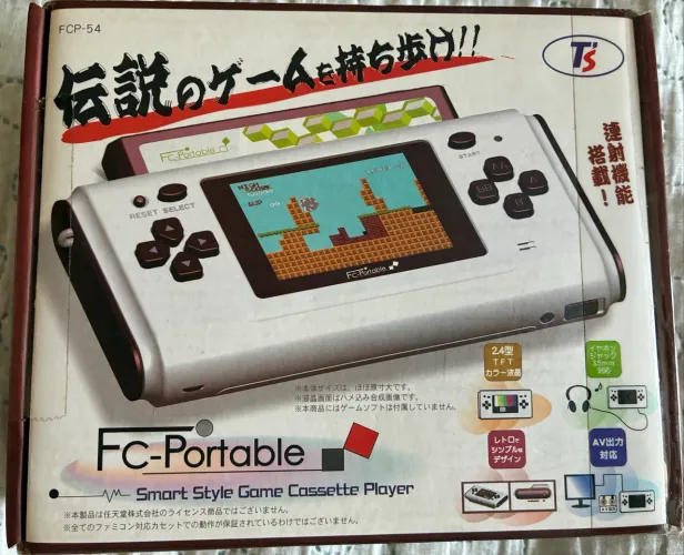 FC-Portable FCP-54 - Novo e Lacrado - Console Portátil Compatível com Famicom