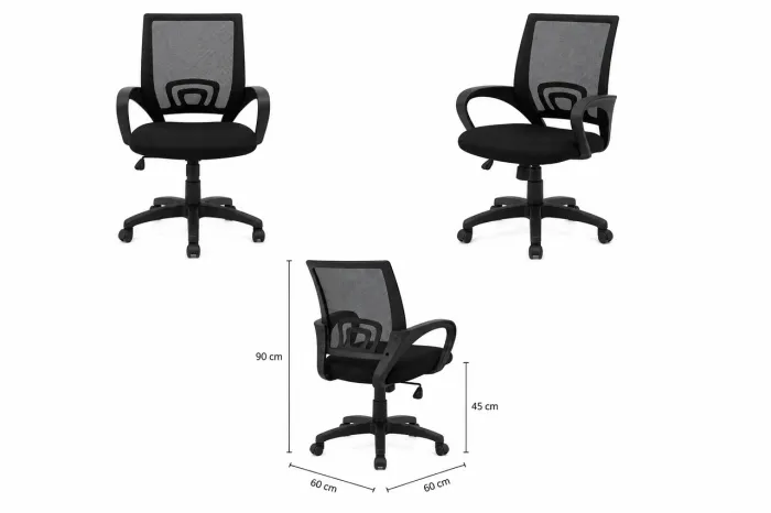 Mesa e cadeira de escritório
