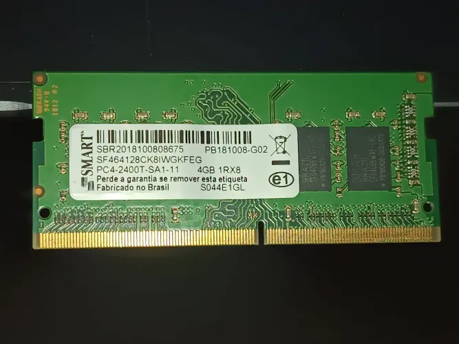 Memória RAM Notebook 4GB DDR4 2400MHz (Original)