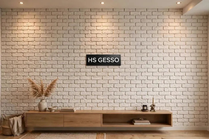 Tijolinhos rústico em gesso 3D