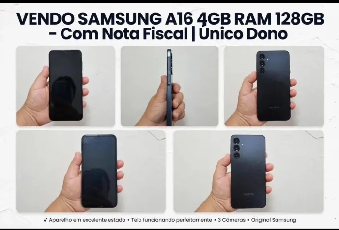 Samsung A16 4ram 128 memória
