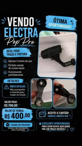 Máquina de tatto Electra pop pro