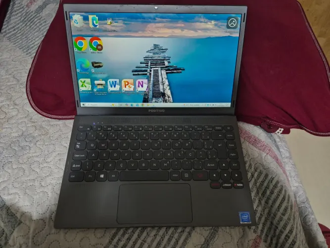 Notebook Motion Gray 14" Q4128c 128g 4gb Ram W10 Positivo Cor Cinza -