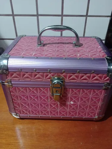 Maleta organizadora para maquiagem,jóias e mais ...