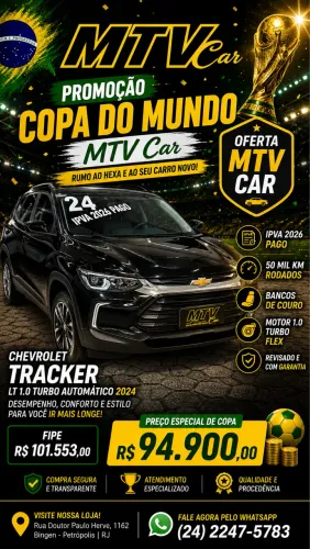 Chevrolet Tracker LT 1.0 Turbo 12V Flex AUT 2024