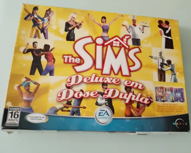 The Sims Deluxe Em Dose Dupla Jogo Pc Produto Original (Ler descrição)
