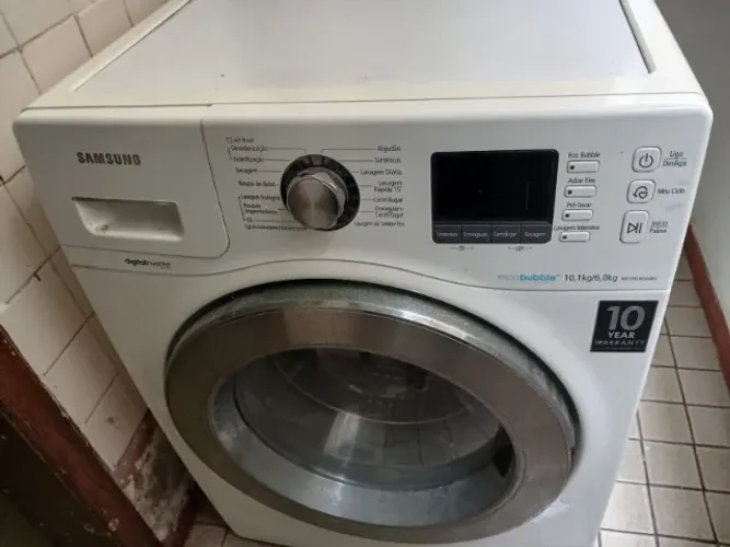 maquina de lavar samsung ecobubble 10kg