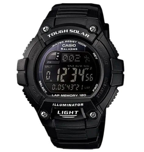 Relógio Casio Masculino W-S220-1BVDF Tough Solar Preto