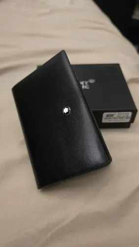 carteira montblanc meisterstück preta