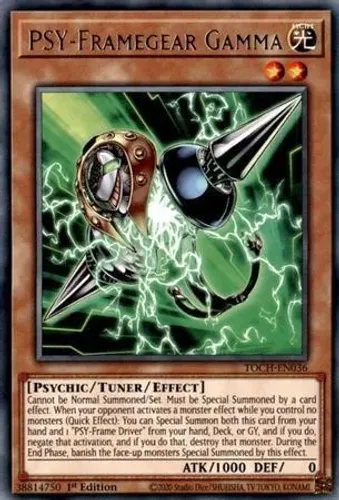 Yugio!!! 3x PSY-Framegear Gamma + 2x PSY-Frame Drive
