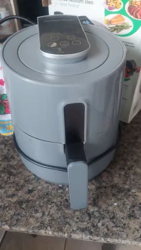 Fritadeira Elétrica Digital, Air Fryer, Cinza, 3.5L, Hamilton Beach