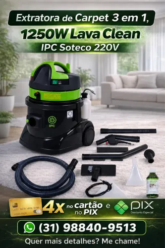 Extratora carpete 3 em 1 IPC SOTERO 1250w 220v
