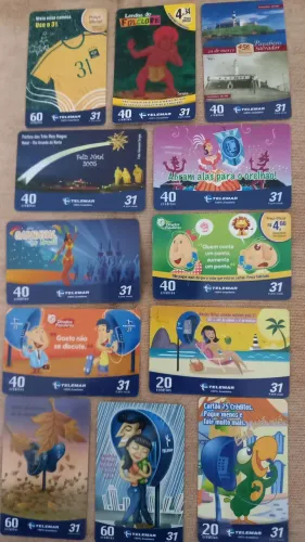 Cartões telefônicos de orelhão