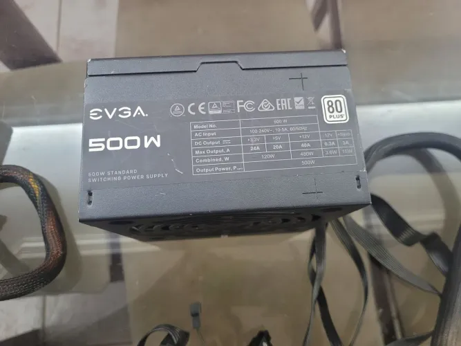 Fonte atx 500w 80 plus  EVGA