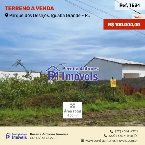 Imóvel para venda possui 225 metros quadrados em Parque dos Desejos - Iguaba Grande - RJ