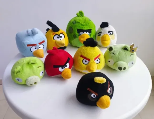 Pelúcias Angry Birds Originais - Commonwealth + PepsiCo Invasão Angry Birds (2010 - 2012)