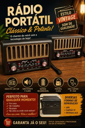 VENDO RÁDIO RETRÔ VINTAGE
