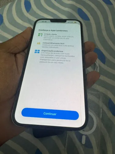 Vende se iPhone 13 Pro Max de 128 gigas todo original pegando tudo trincado frente