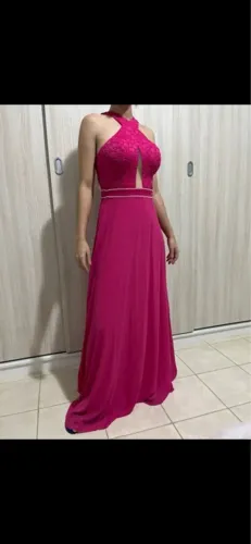 Vestido Social Rosa Pink (veste 36/38)