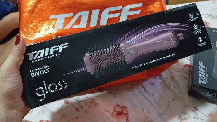 Escova Secadora Oval Taiff Profissional Gloss Bivolt Automático