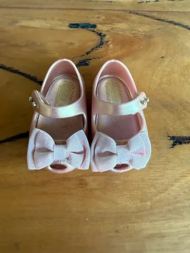 Sapatilha Infantil Rosa com Laço