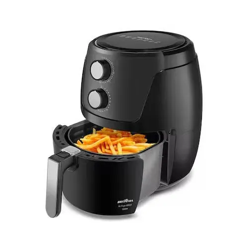Fritadeira Air Fryer Britânia BFR37 4,2L 1500W Revestimento Dura Mais - Preto - 110V