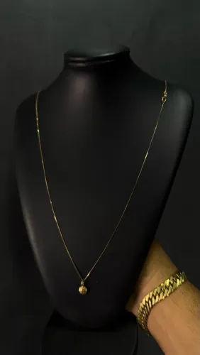 Corrente Veneziana + Pingente Ouro 18K