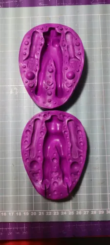 Molde de silicone para biscuit funkson feminino G biscuits