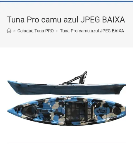 Caiaque Tuna pró semi novo