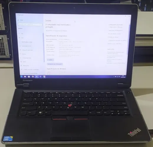 Notebook ThinkPad Edge Core i3 4GB de RAM 1TB de HD Windows 10 Pacote Office