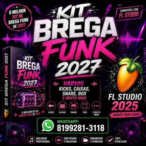 O MELHOR DRUM KIT DE BREGA FUNK 2027
