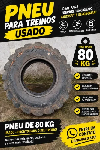 Pneu de 80 kg para treinamento