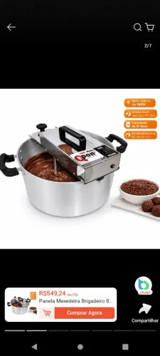 Panela Mexedora de Brigadeiro