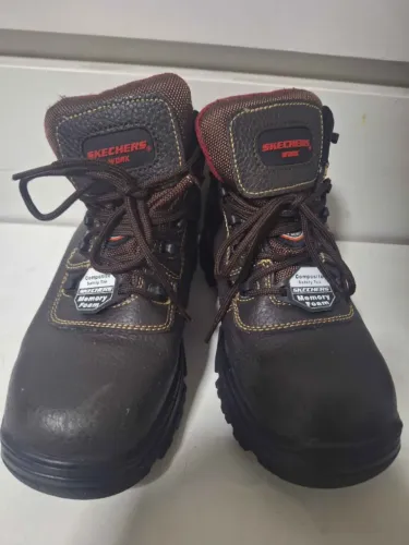 Botas Seminovas Skechers Work: Burgin - Sosder Composite Toe