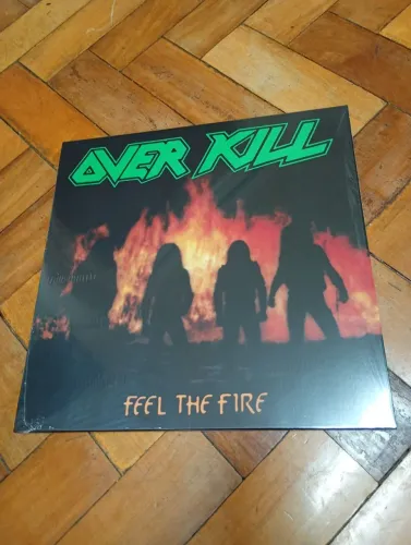 Lp Overkill - Feel the fire IMPORTADO lacrado Thrash metal