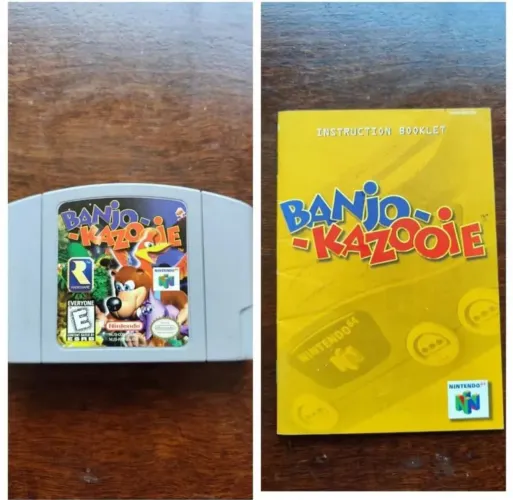 Fita Banjo Kazooie Nintendo 64 + Manual