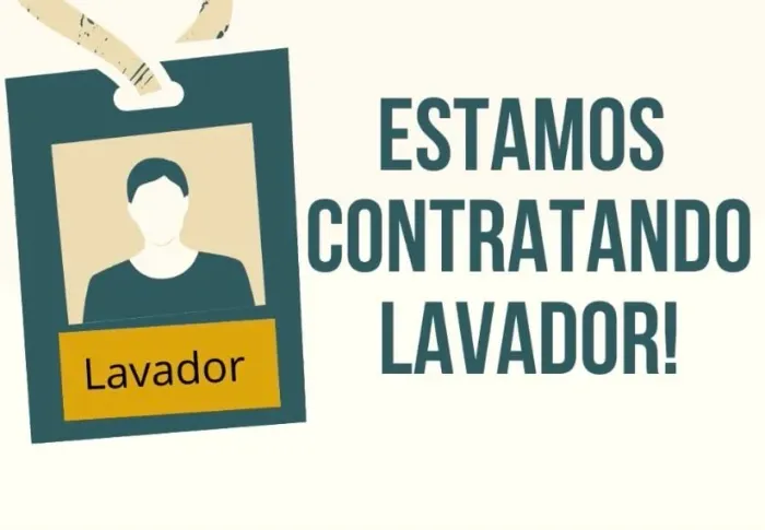 Vaga de emprego - lava a jato 