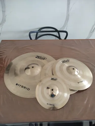 Kit pratos Zeus híbrid 20" , 10", Hi Hat 14".
