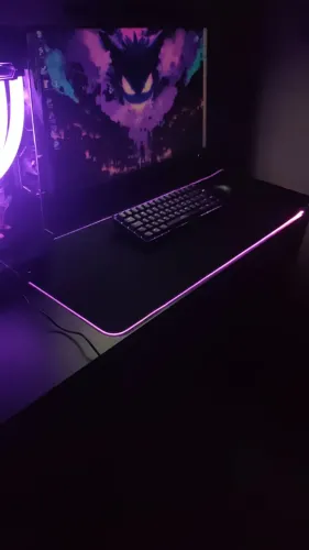 Mousepad Gamer RGB 80x30cm