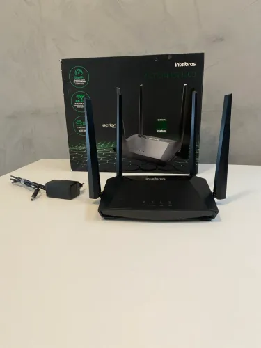 Roteador Intelbras Action RG 1200 AC1200 Gigabit Dual Band + 10m Cabo CAT6