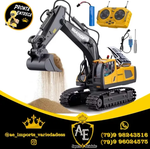 Escavadeira de controle Remoto