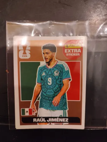 Figurinha bronze da Copa do Mundo 2026 de Raúl Jiménez
